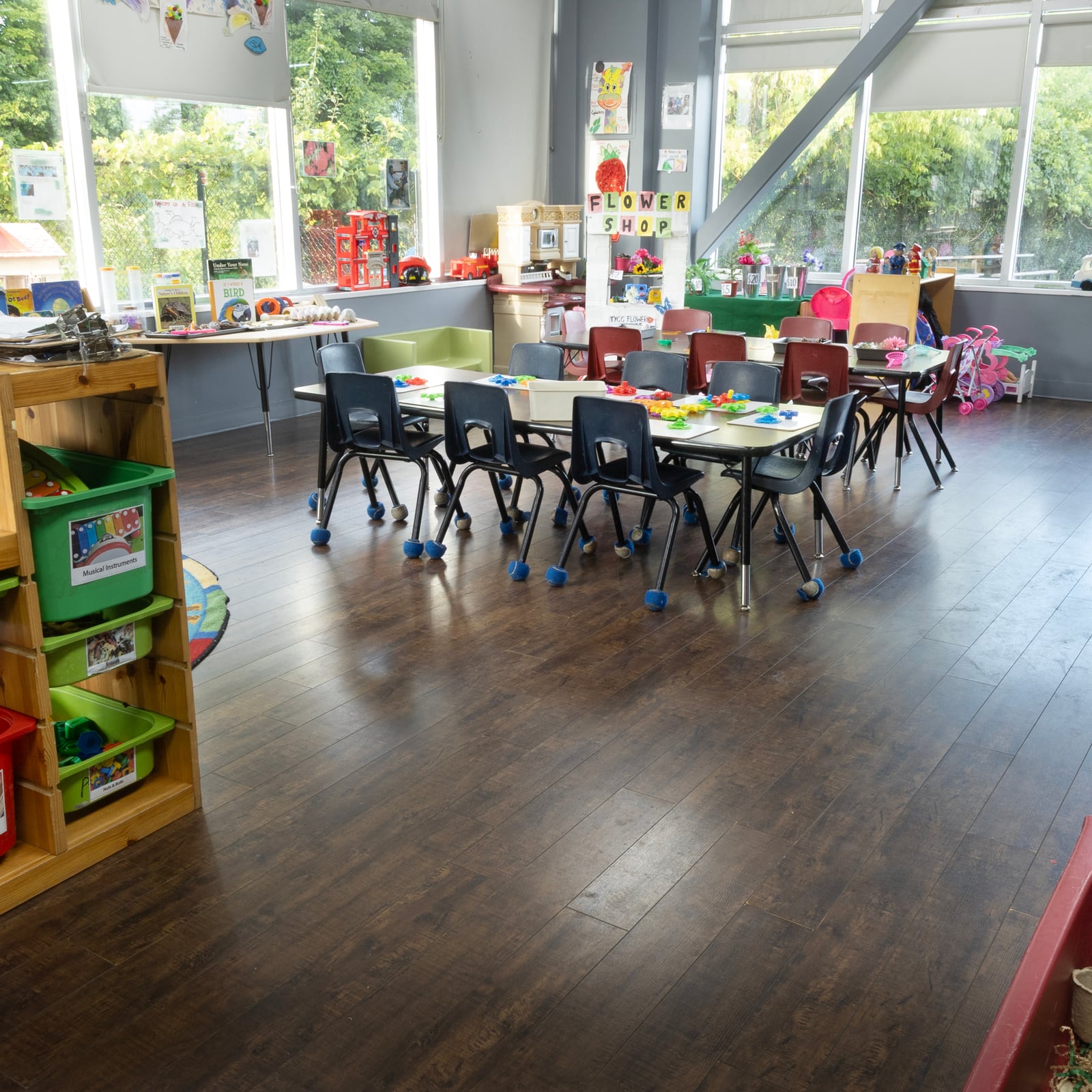 A bright, play-based classroom at Tender Years Childcare